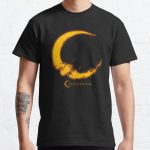 تیشرت کسلوانیا | تیشرت castlevania طرح Crescent Moon Fire Logo