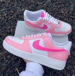 کفش اسپرت  air force طرح Pinky Barbie ایرفورس نایک nike