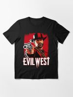 تیشرت بازی Red Dead Redemption | تیشرت رد دد ریدمپشن طرح bad west cowboy evl west game logo