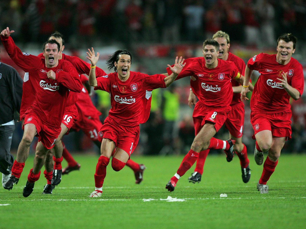 2005 final Liverpool 3 3 AC Milan 3 2 penalties - تاریخچه لیگ قهرمانان اروپا + بازی‌های به یاد ماندنی