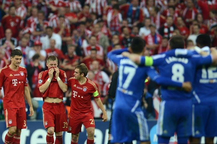 Final 2012 Chelsea 1 1 Bayern Munich - تاریخچه لیگ قهرمانان اروپا + بازی‌های به یاد ماندنی