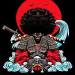 تیشرت انیمه AFRO SAMURAI افرو سامورایی Afro Samurai – Retro Vintage logo