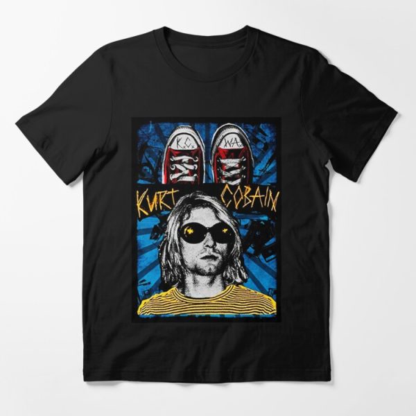 تیشرت nirvana نیروانا  Kurt Cobain Endorsement Converse Sneaker