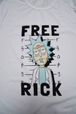 Biała koszulka Rick and Morty L