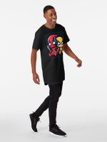 Deadpool Wolverine chibi Long T-Shirt