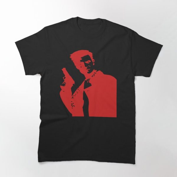 Max Payne - Dark Red Version (Transparent) Classic T-Shirt