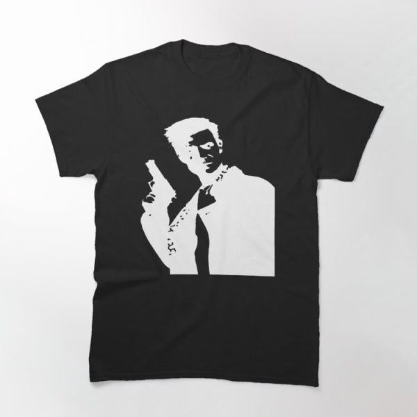 Max Payne - White Version (Transparent) Classic T-Shirt