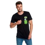 Rick and Morty - Tiny Pocket Rick T-Shirt black