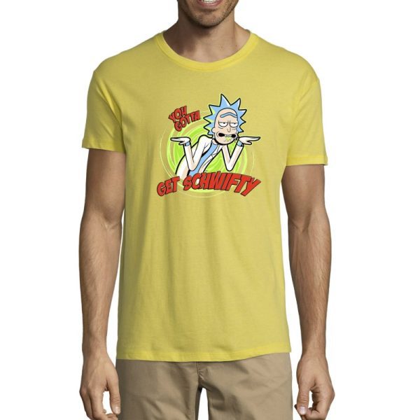 Unisex Rick and Morty t-shirt Get Schwifty