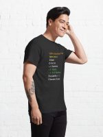 WoW Funny T-shirt Item stats description Black shirt meme Classic T-Shirt