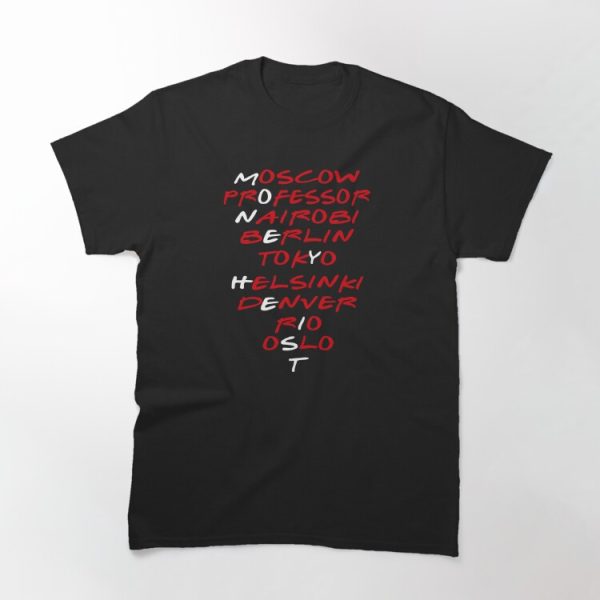 casa de papel money heist Classic T-Shirt-1