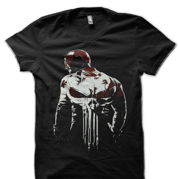 Daredevil and Punisher design t-shirt