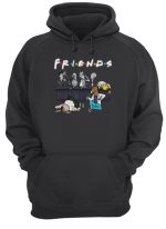 Friends design animations mixed hoodie