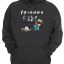 Friends design animations mixed hoodie