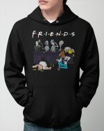 Friends design animations mixed hoodie