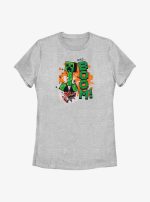 Minecraft Creeper Boom Womens T-Shirt