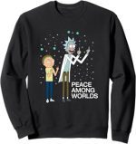 Peace Among Worlds Rick and Morty sweatshirt