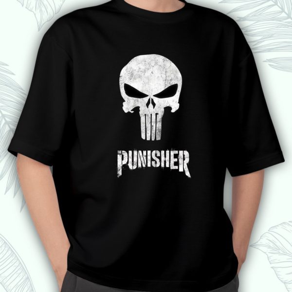 Punisher t-shirt with Punisher logo design