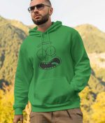 Rick And Morty Pickle Rick Face Men's hoodie