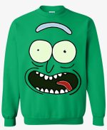 Rick And Morty Pickle Rick Face Men's sweatshirt