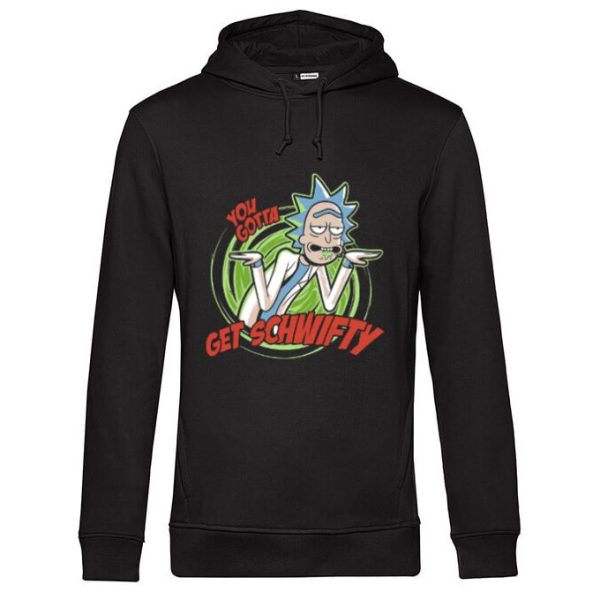 Unisex Rick and Morty hoodie Get Schwifty-2