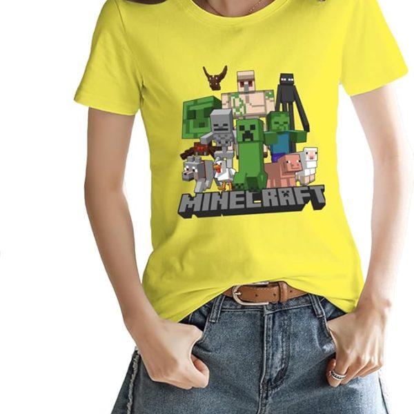 Minecraft Creeper Women's T-shirt-1